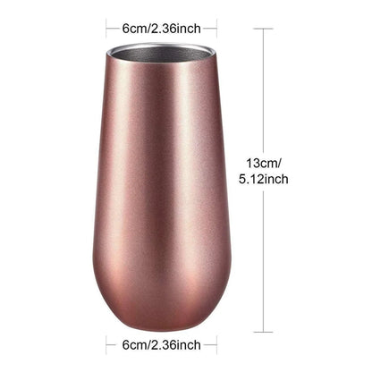 6 oz Insulated Champagne Tumblers
