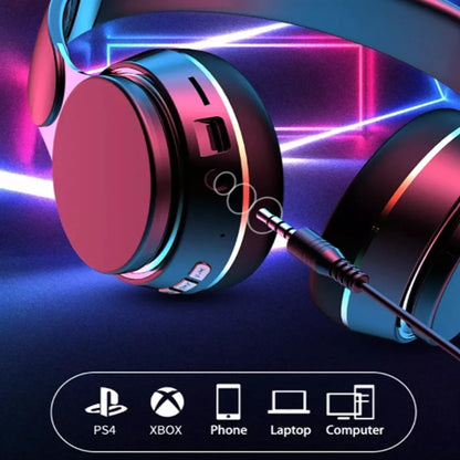 Wireless Foldable Sports Head Mounted 5.1 Gaming Headset