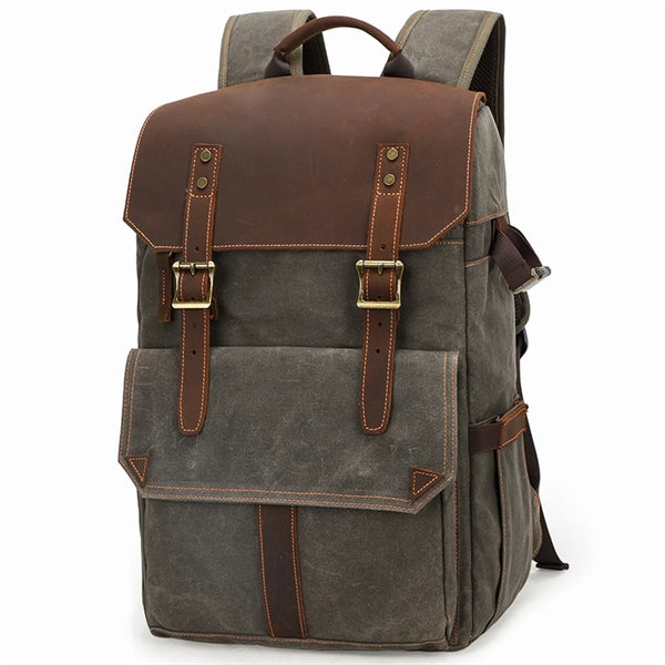 Vintage Canvas Camera Backpack