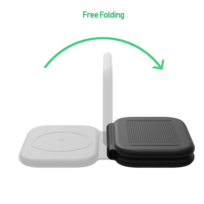 3 In 1 Bamboo Wood Magnetic Folding Fast Wireless Charger
