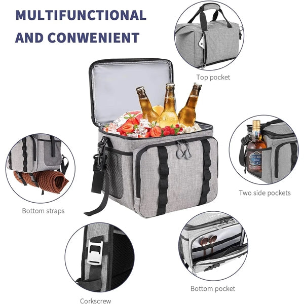 Large Double Layer Waterproof Leak Proof Cooler Backpack