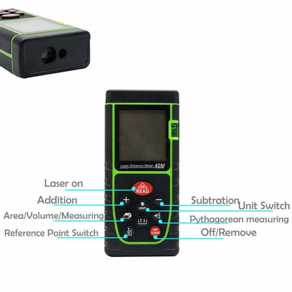40/60/80/100M Laser Rangefinder Electronic Ruler