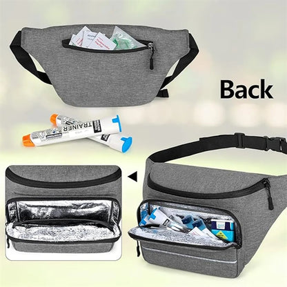Insulated Portable Outdoors Cooler Lunch Bum Fanny Pack