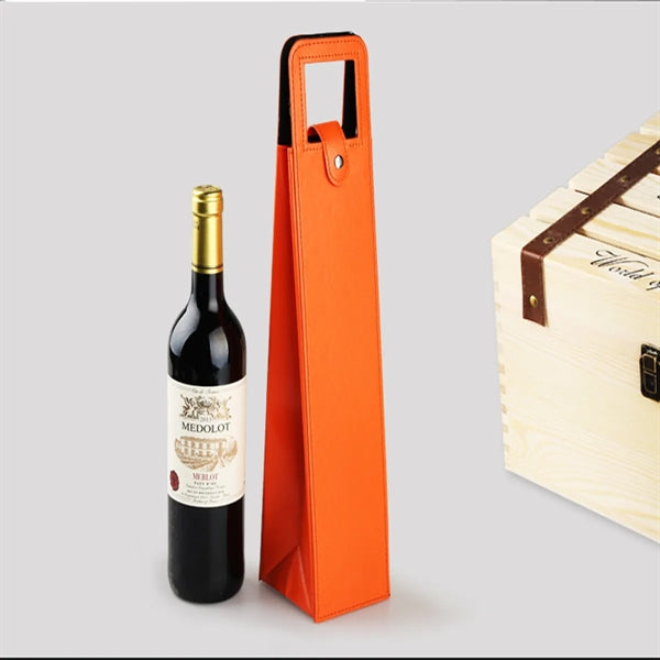 High Quality Leather Durable Portable Wine Bottle Carrier