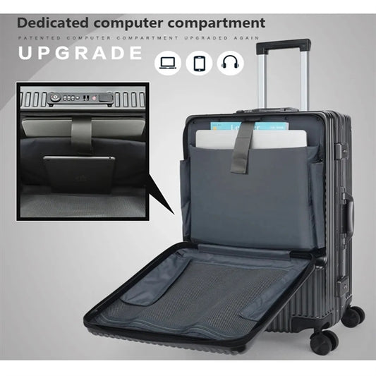 20 inch USB TSA Lock Travel Trolley PP Luggages