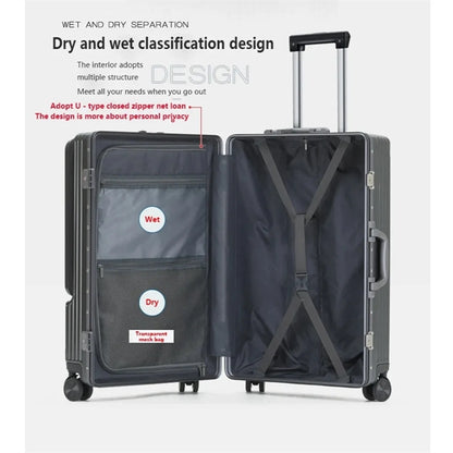20 inch USB TSA Lock Travel Trolley PP Luggages