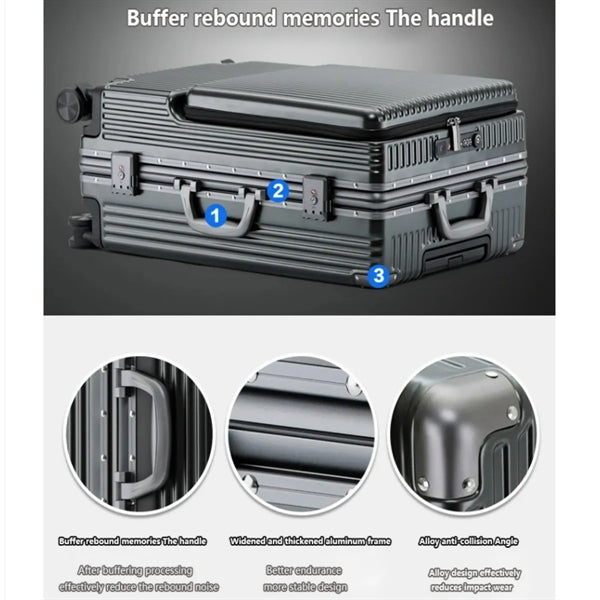 20 inch USB TSA Lock Travel Trolley PP Luggages