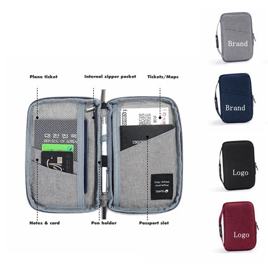 Travel Passport Organizer Bag