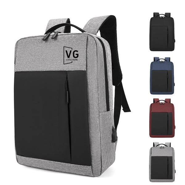 Laptop Backpack with USB Charging Port