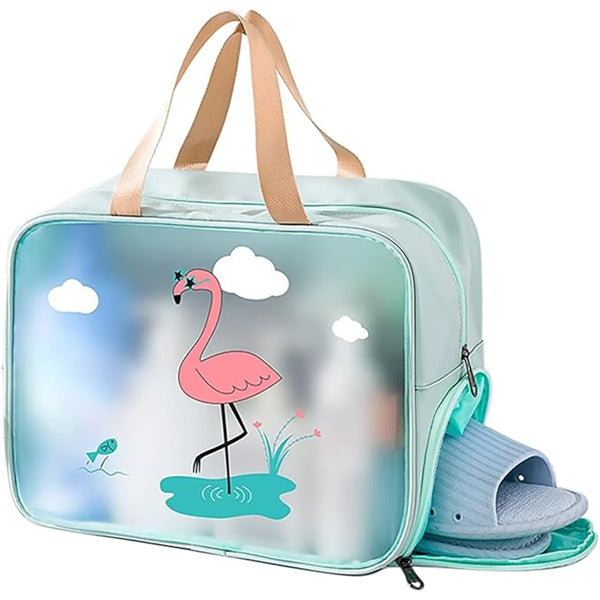 Waterproof Clear Travel Tote Bag for Beach Pool Gym