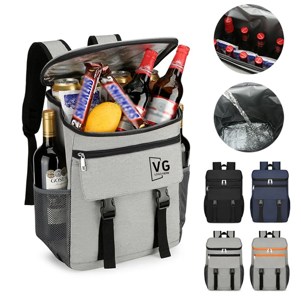 Picnic Backpack with Cooler Compartment