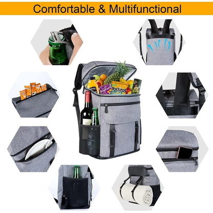 Picnic Backpack with Cooler Compartment