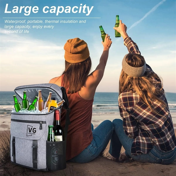 Picnic Backpack with Cooler Compartment
