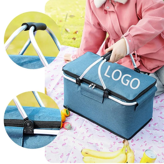 Portable Foldable Picnic Basket