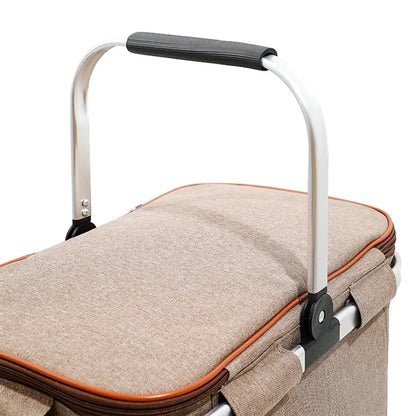 Portable Foldable Picnic Basket
