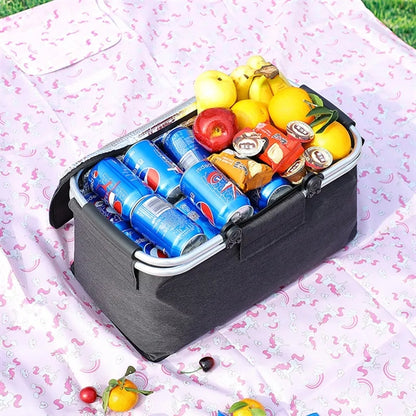 Portable Foldable Picnic Basket
