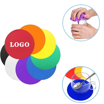 Silicone Round Jar Opener Coaster