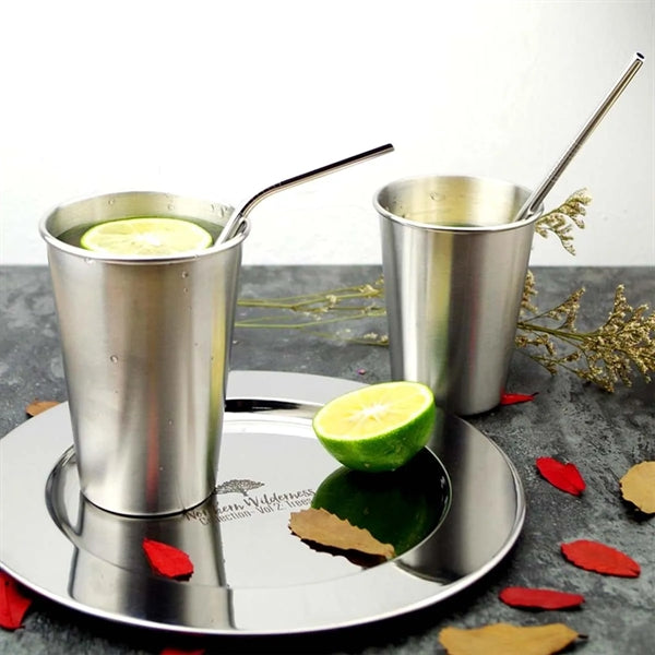16oz Unbreakable Stackable Stainless Steel Drinking Cup
