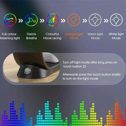 3 in 1 Wireless Charging Station w/ RGB Light