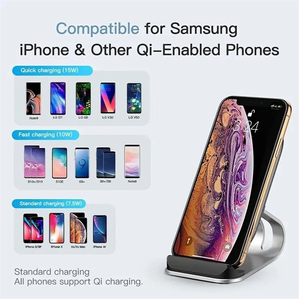 15W Fast Wireless Charging Stand