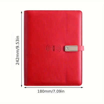 Wireless Charging Notebook With Power Bank & U disk