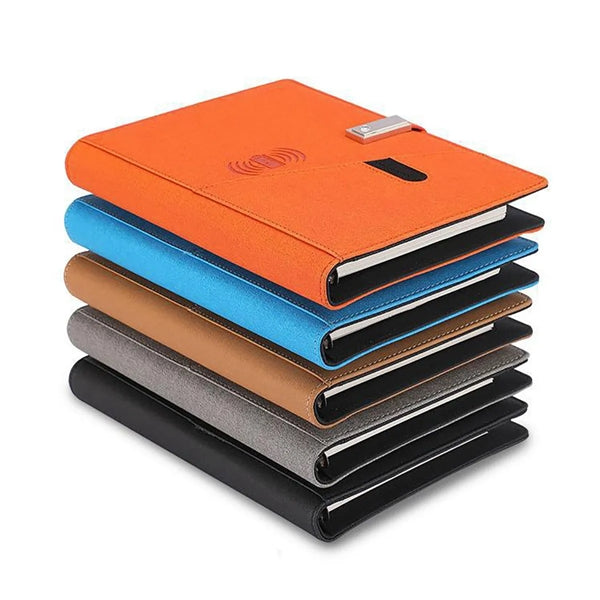 Wireless Charging Notebook With Power Bank & U disk