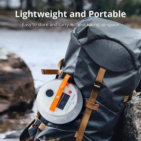 Solar Inflatable Camping Lantern With Bluetooth Speaker