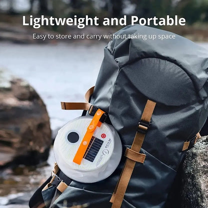 Solar Inflatable Camping Lantern With Bluetooth Speaker