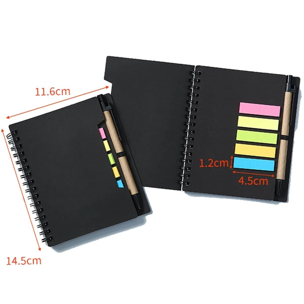 Portable Spiral Notebook with Page Marker