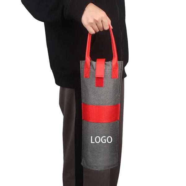 Single Red Wine Bag