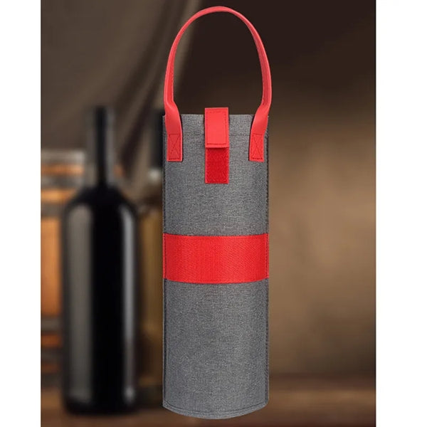Single Red Wine Bag