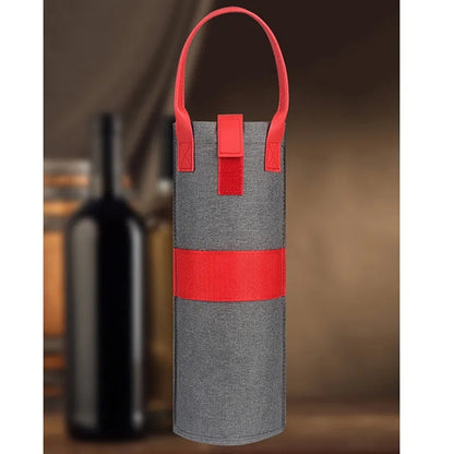 Single Red Wine Bag