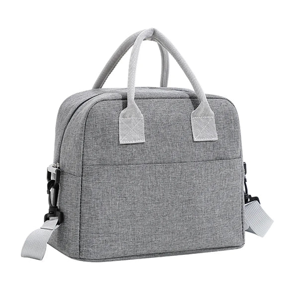 Portable Lunch Box Tote Bag with Shoulder Strap