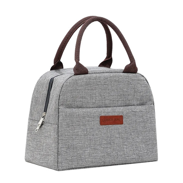 Portable Lunch Box Tote Bag with Shoulder Strap