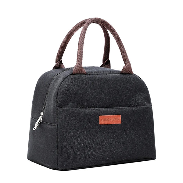 Portable Lunch Box Tote Bag with Shoulder Strap