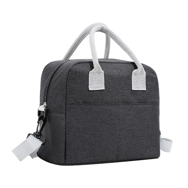 Portable Lunch Box Tote Bag with Shoulder Strap