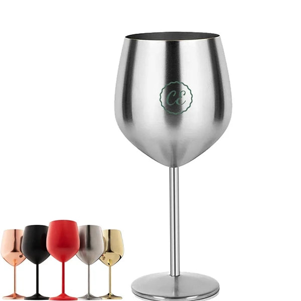 Stainless Steel Wine Glass - 18 oz
