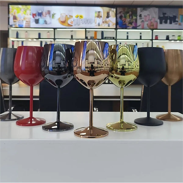 Stainless Steel Wine Glass - 18 oz
