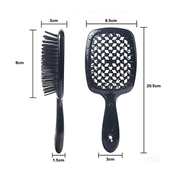 Wet Dry Vented Detangling Hair Brush
