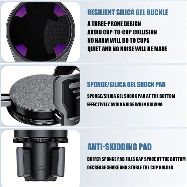 2 In 1 Car Cup Holder Expander Adapter