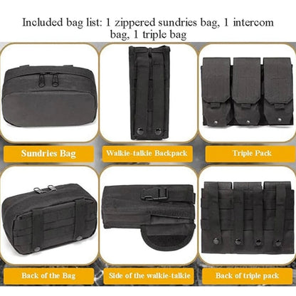 Tactical Men Adjustable Airsoft Vest