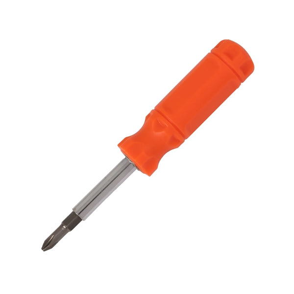 6-in-1 Screwdriver with Phillips, Flat, and Hex capabilities