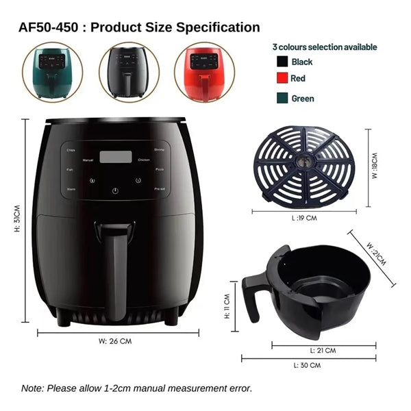 4.5L Intelligent Air Fryer
