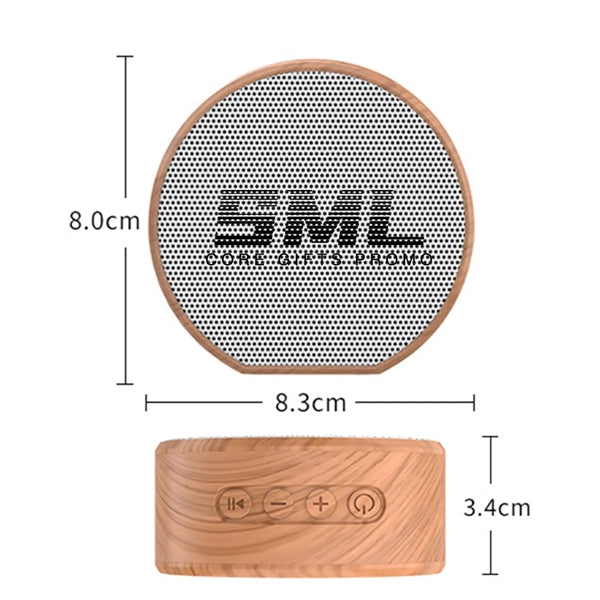 Wood Grain Blue tooth Mini Speaker