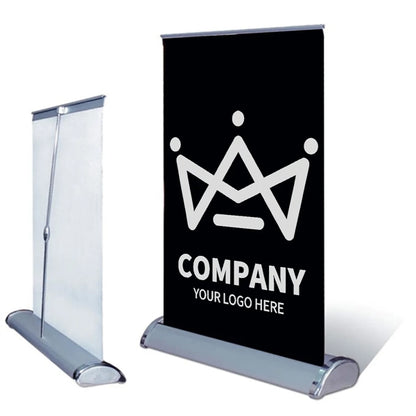 Mini Table Top Retractable Roll Up Banners Stand