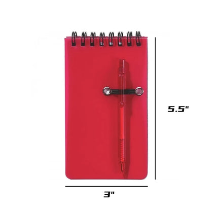 Small Pocket Memo Notepads Ruled Lined Journals with Pen