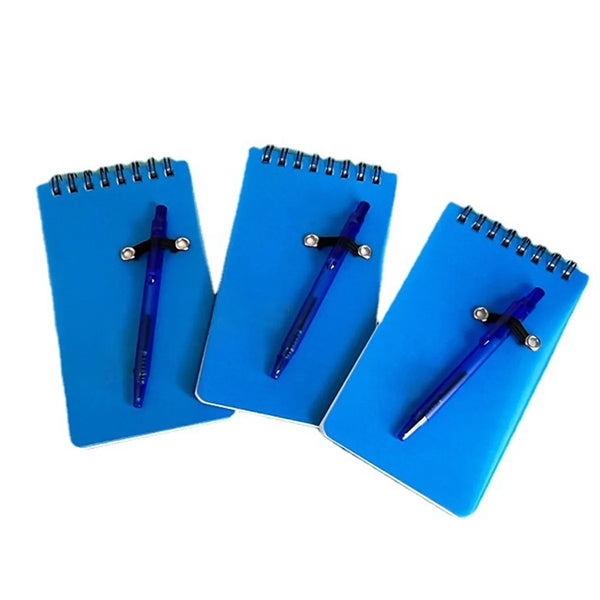 Small Pocket Memo Notepads Ruled Lined Journals with Pen