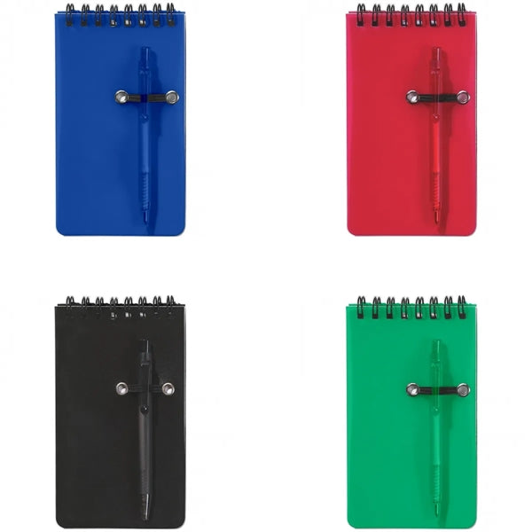 Small Pocket Memo Notepads Ruled Lined Journals with Pen