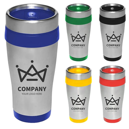 Custom Insulated Stainless Steel Travel Mugs 14 oz. with Lid