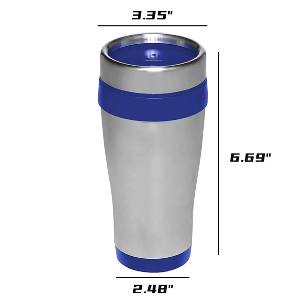 Custom Insulated Stainless Steel Travel Mugs 14 oz. with Lid